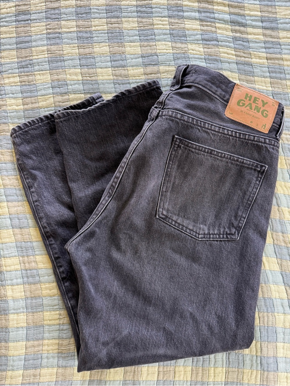 Hey Gang Loose Crop in Jett Wash LIKE NEW - Picture 6 of 6
